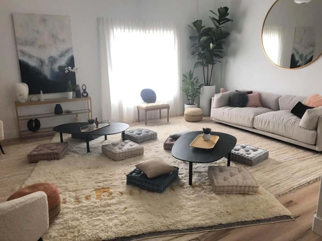 Clean living room