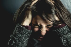 Woman Experiencing Anxiety Disorders